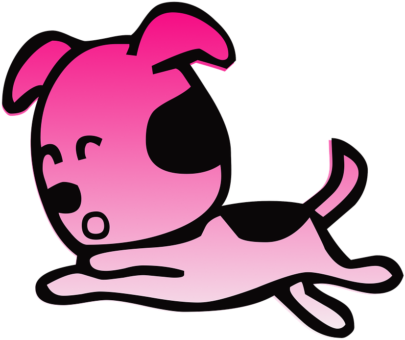 Cute Cartoon Dog 6, Buy Clip Art - Con Chó Hoạt Hình Động - Png Download (854x720), Png Download