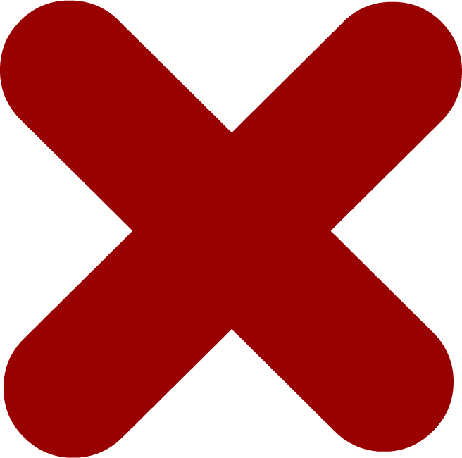 Red Cross Mark Clipart Junior - X Png Transparent Png (656x650), Png Download