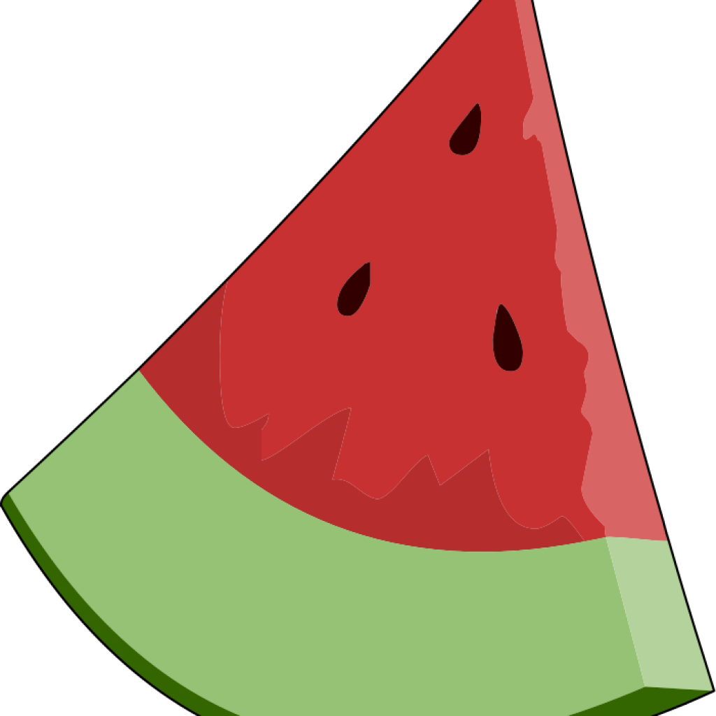 Watermelon Slice Clipart Watermelon Slice Clipart Clipart - Food Clipart Transparent Background - Png Download (1024x1024), Png Download