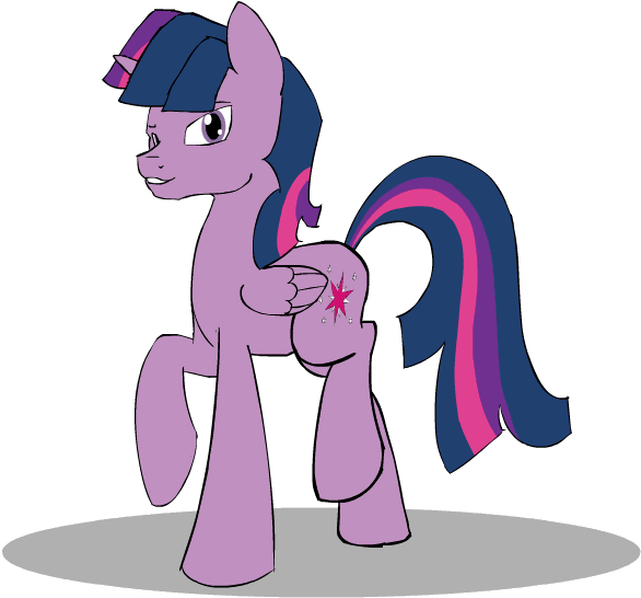 Pony American Miniature Horse Foal Horse Pink Mammal - My Little Pony Walking Gif Clipart (600x600), Png Download