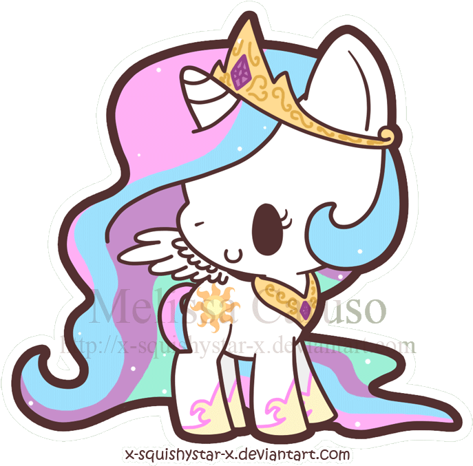 Meep My Little Pony Princess, Mlp My Little Pony, My - My Little Pony Kawaii Clipart (700x676), Png Download