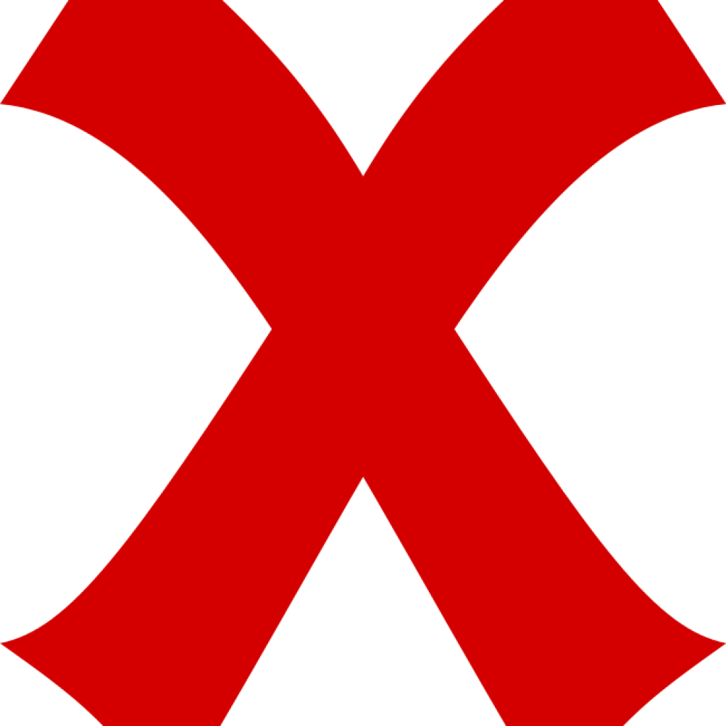 Clipart X Clip Art X Marks The Spot Clipart Clipart - Clip Art - Png Download (1024x1024), Png Download