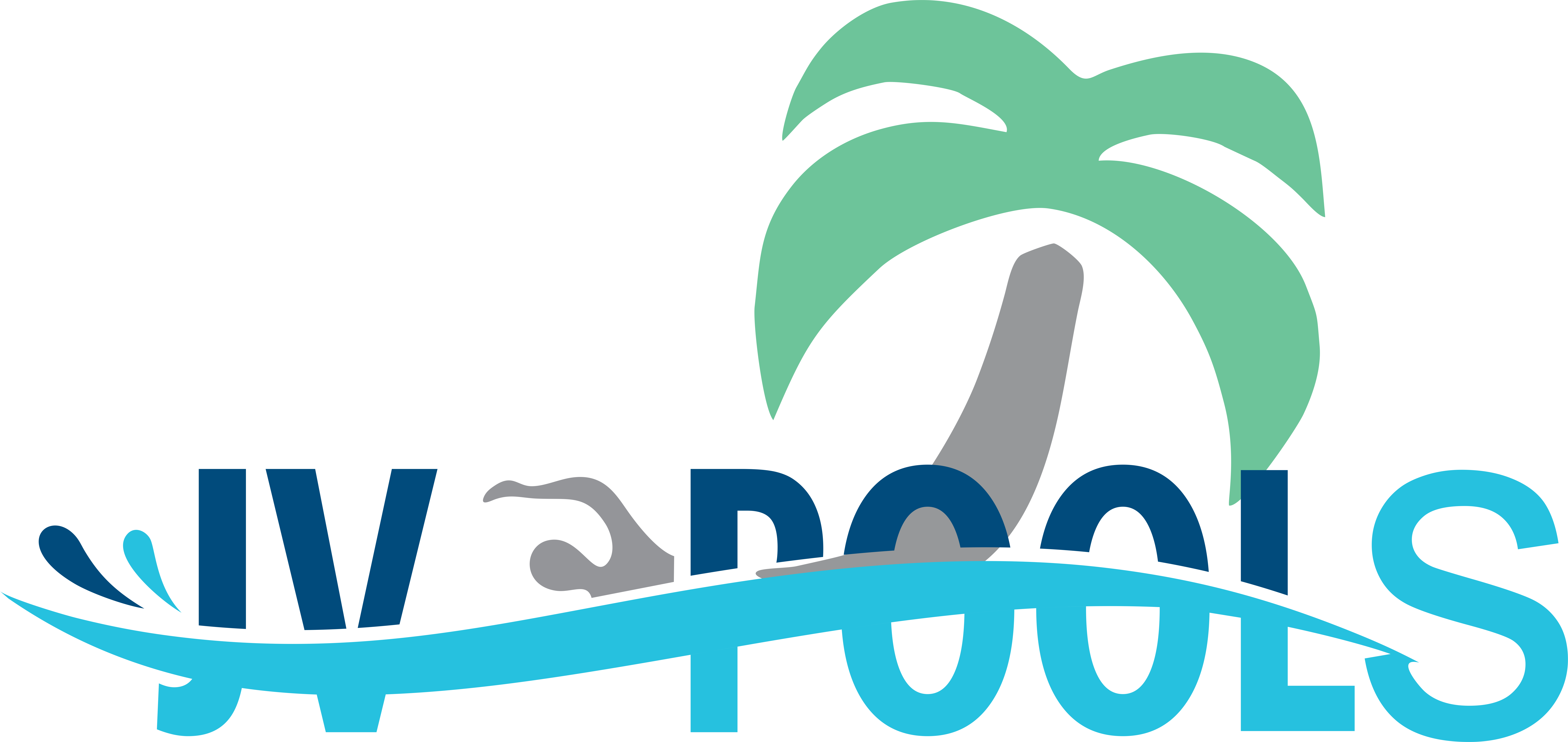 In Ground Swimming Pool & Spa - Swimming Pool Clipart (8116x3844), Png Download