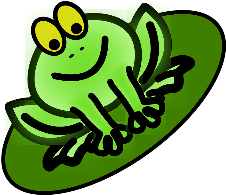 Tree Frog Cliparts 24, Buy Clip Art - Dibujos De Anfibios Animados - Png Download (787x720), Png Download