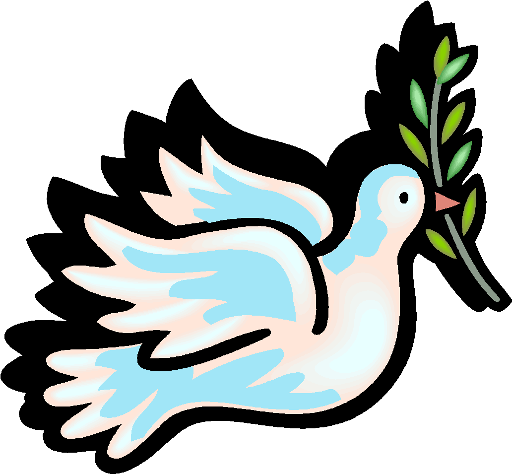 Vector Illustration Of Dove Of Peace Bird Secular Symbol - Denotation And Connotation Of Bird Clipart (756x700), Png Download