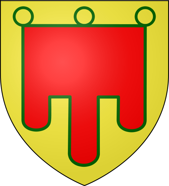 Basse Alsace , 545px Blason De L Auvergne - Auvergne Coat Of Arms Clipart (545x600), Png Download