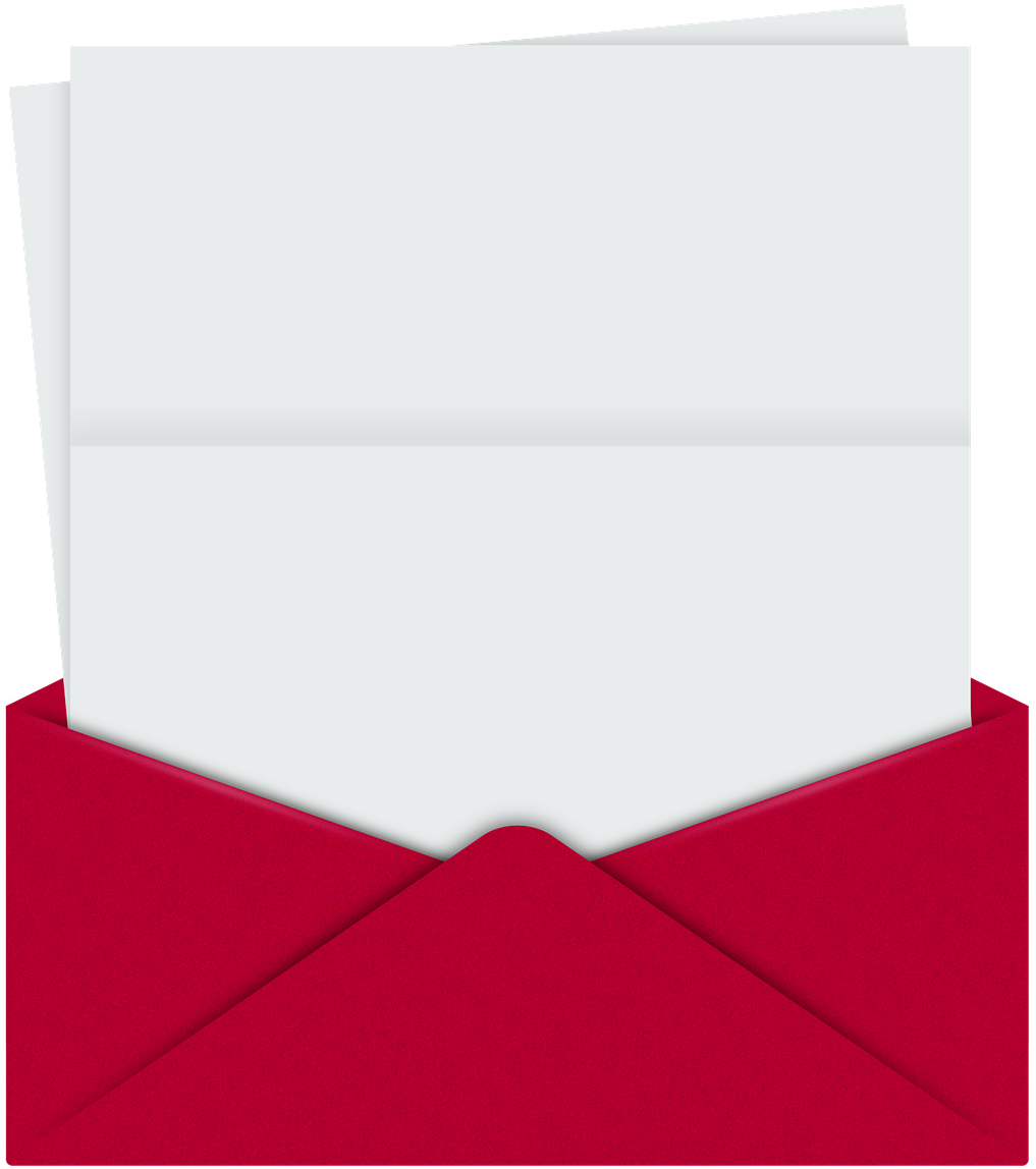 Patrick County Phone Service Needs Improvement - Envelope With Letter Png Clipart (1280x1280), Png Download