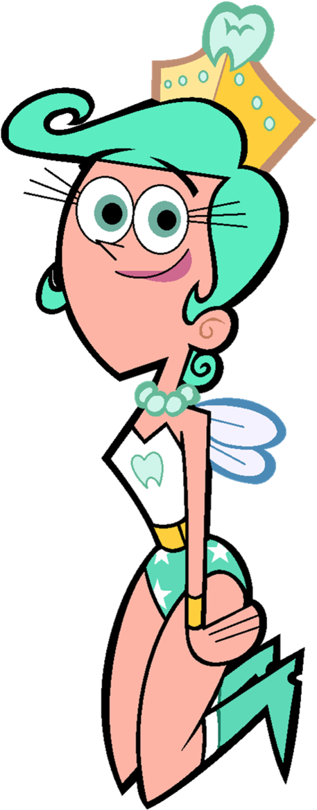 Tooth Fairy Png - Cartoon Clipart (646x1237), Png Download