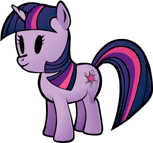 Pony Twilight Sparkle Rainbow Dash Pinkie Pie Princess - Paper Twilight Sparkle Clipart (640x480), Png Download