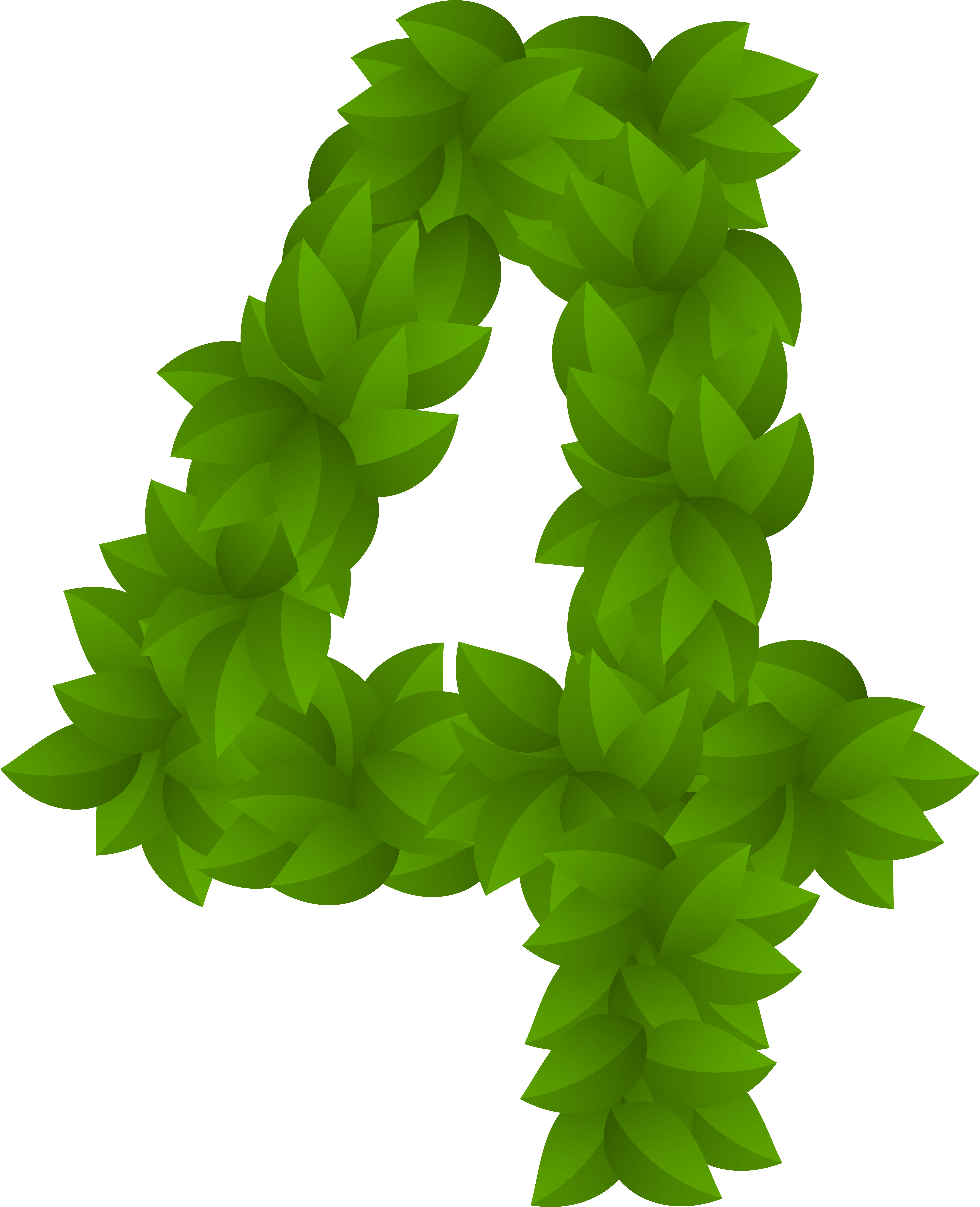 Number Four Clipart - Png Download (6495x8000), Png Download