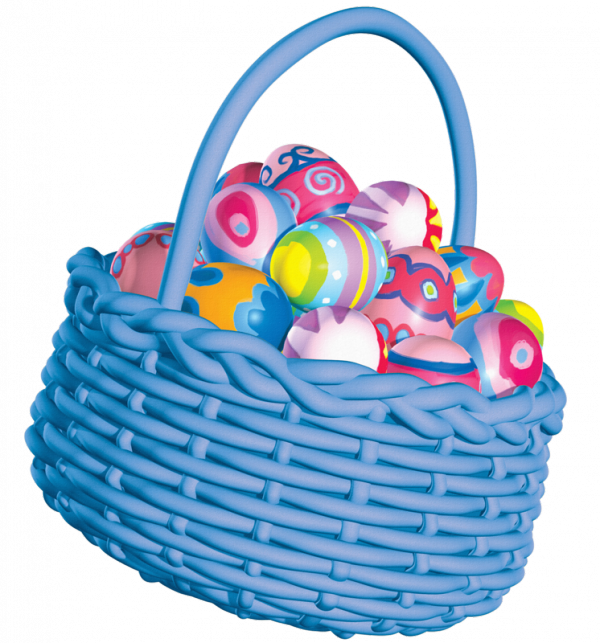 Tubes, Clipart De Páscoa - Easter Basket Clipart Png Transparent Png (600x643), Png Download