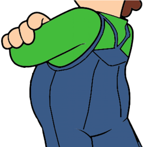 Mario Bros Clipart Jpeg - Luigi Cartoon - Png Download (640x480), Png Download