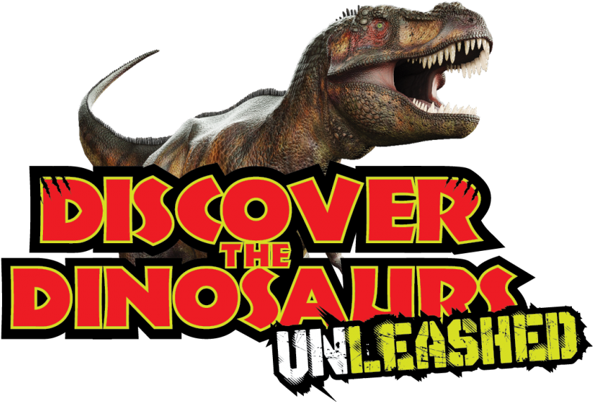 Dtdu Logo W Dino - Discover The Dinosaurs Logo Clipart (1100x629), Png Download