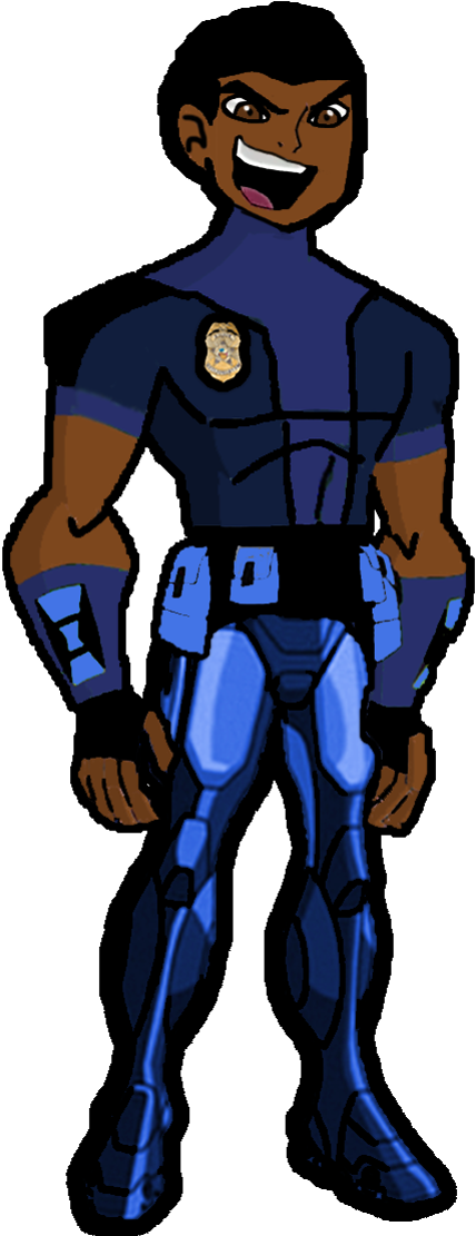 Sheriff Rodney Starsun Joshkomisarcik - Superhero Clipart (605x1152), Png Download