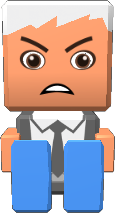 The Worst Villan In Blocksworld The Block Heros Have - Cartoon Clipart (768x768), Png Download