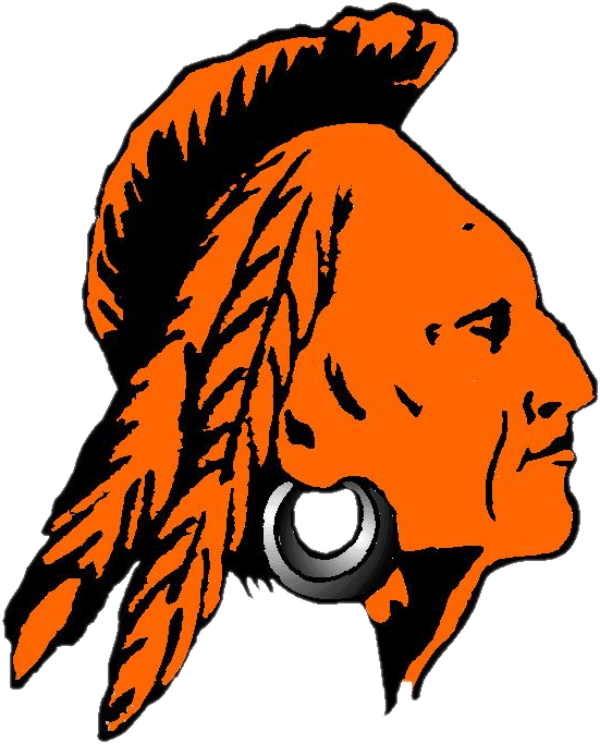 School Logo - Tecumseh High School Indian Clipart (551x683), Png Download