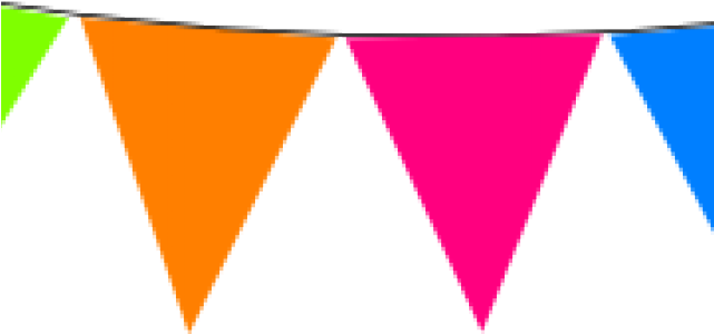 Festival Clipart Bunting - Graphic Design - Png Download (640x480), Png Download