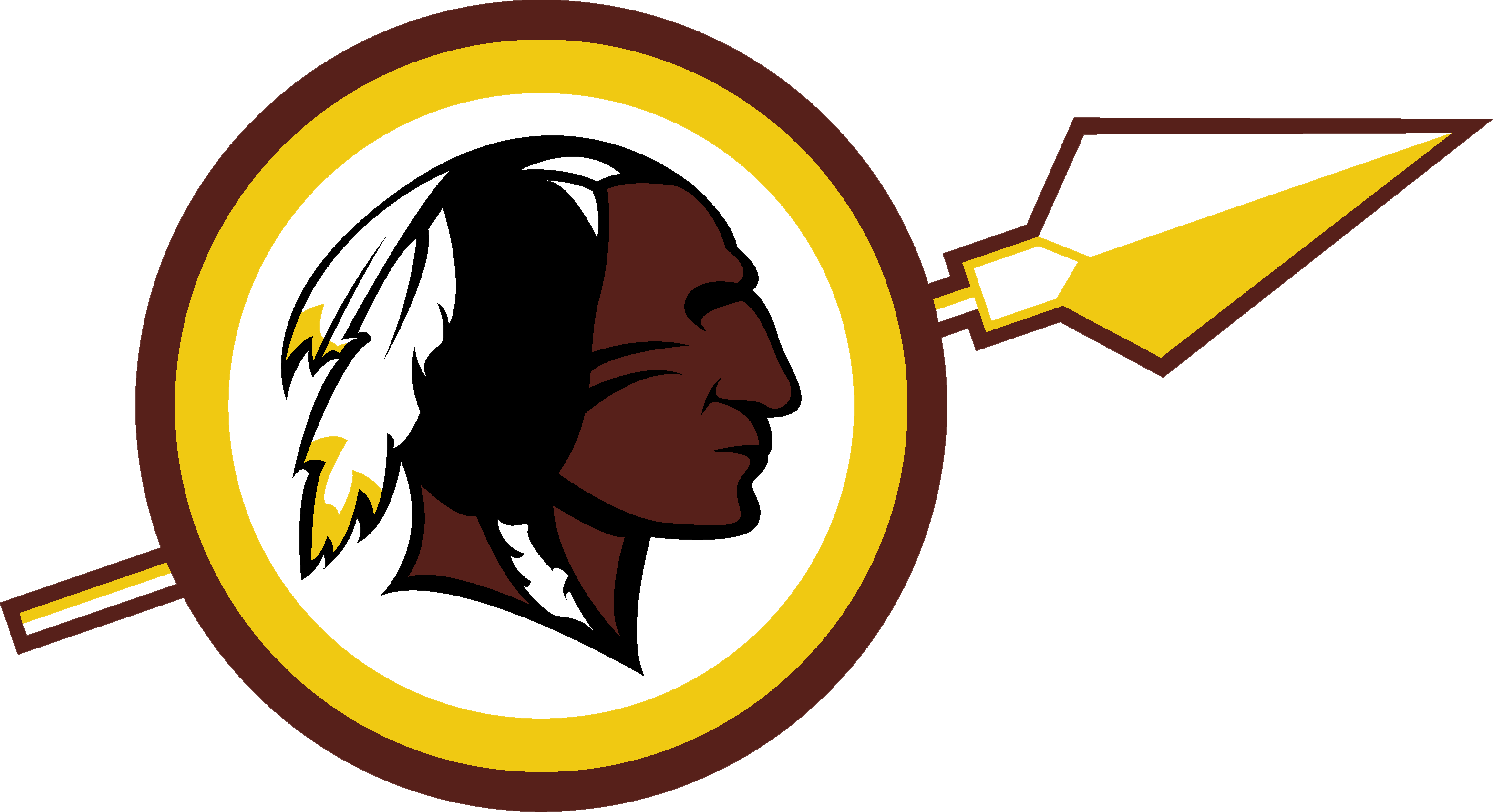Comely Washington Redskins Clipart Logo Clip Art Library - Redskins Png Transparent Png (3131x1703), Png Download