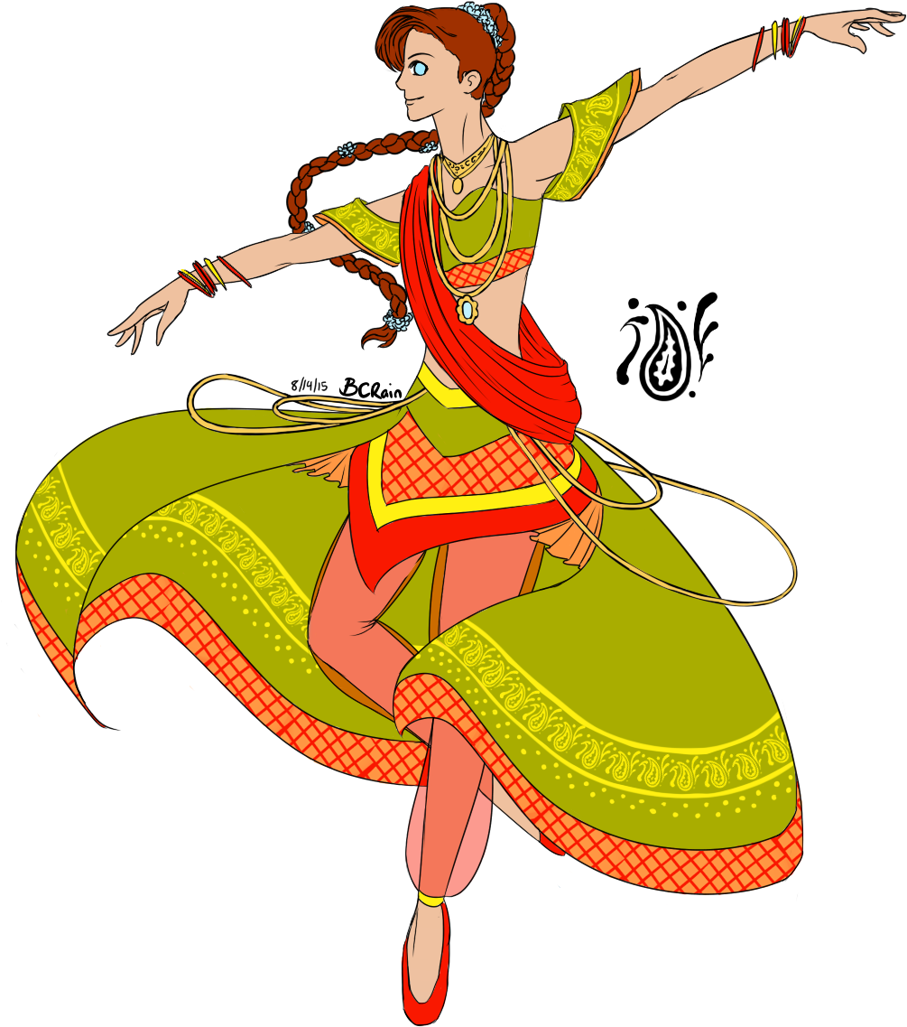 Png Open Dancer Istil Adopt By Bc Rain - Indian Dance Clipart Png Transparent Png (1012x1162), Png Download
