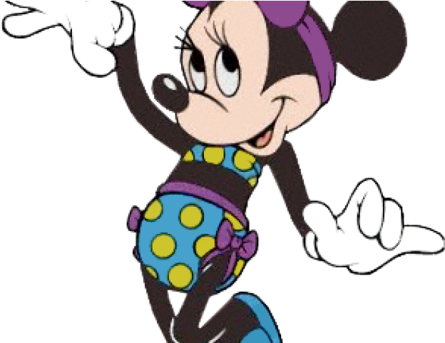Beach Clipart Minnie Mouse - Minnie Mouse - Png Download (640x480), Png Download