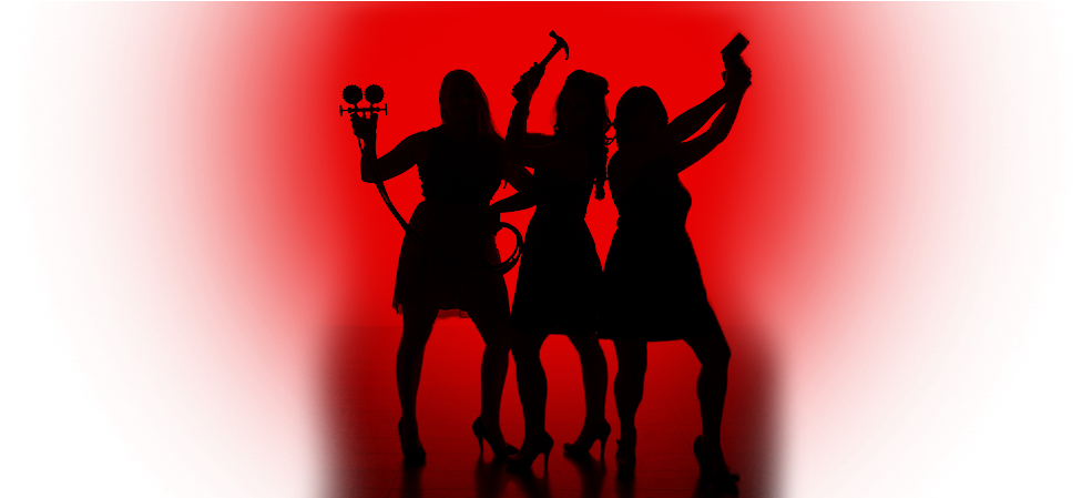 Charlies Tropic Angels - Wallpaper Clipart (1140x448), Png Download