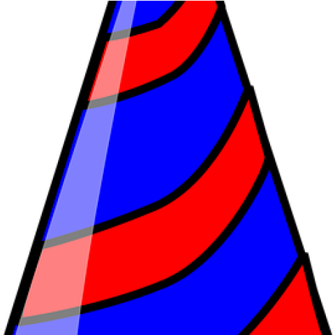 Birthday Hat Clipart Birthay - Party Hat Clip Art - Png Download (640x480), Png Download