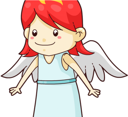 Angel Clipart Cute - Clip Art Angel Cartoon - Png Download (640x480), Png Download