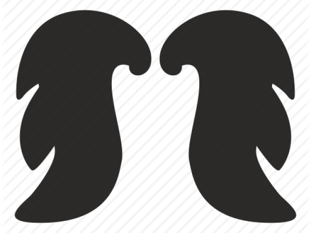 Dark Angel Clipart Simple Wing - Clip Art - Png Download (640x480), Png Download