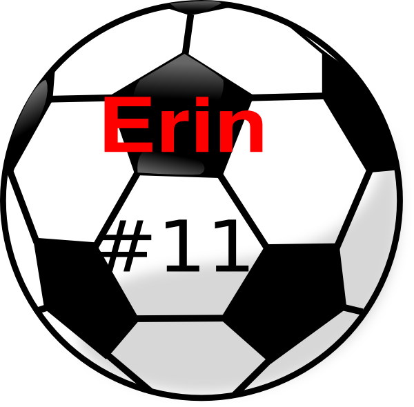 Bola De Futebol Corel Clipart (600x590), Png Download