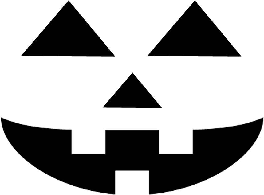 Jack O Lantern Template Clipart (1029x686), Png Download