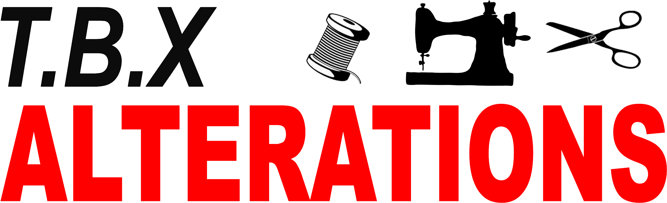 Family Owned Alterations And Tailoring - Hair Extensions Sign Clipart (2415x873), Png Download