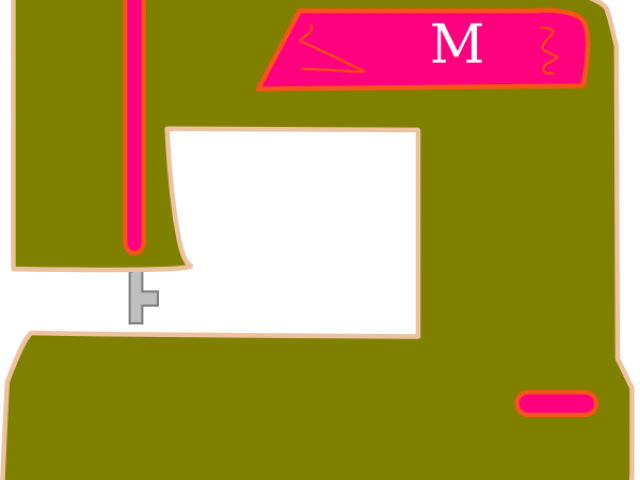 Sewing Machine Clipart Transparent - Sewing - Png Download (640x480), Png Download
