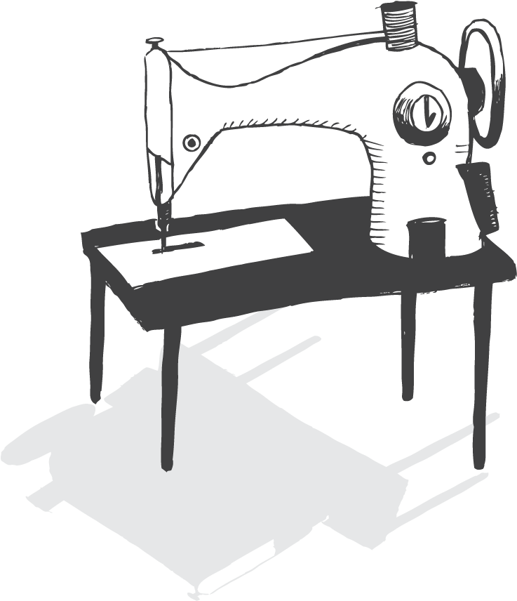 Sewing Machine Clipart (751x871), Png Download