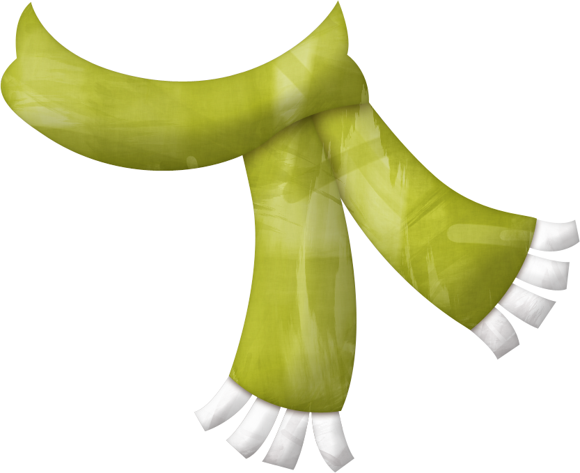 Alena1984 Plain Green Scarf - Scarf Clipart - Png Download (833x679), Png Download