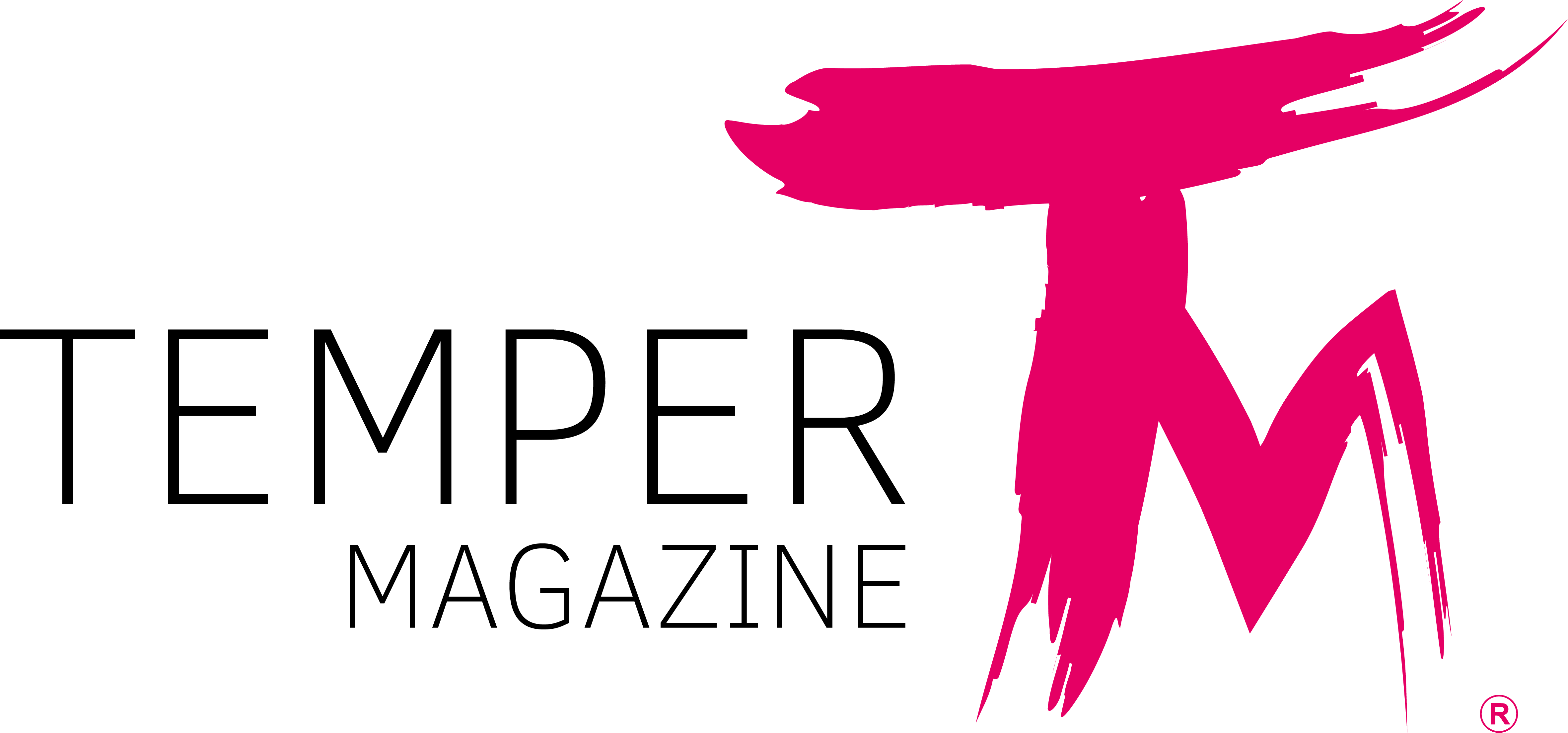 Temper Magazine Offers A Sec Yet Sexy Look At Contemporary - Trademark Clipart (4726x2208), Png Download