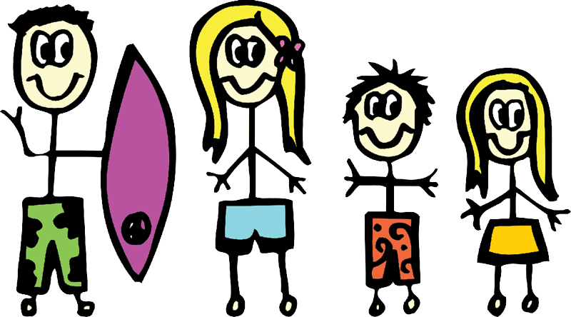 Staying Safe On The Beach - Cartoon Clipart (800x444), Png Download