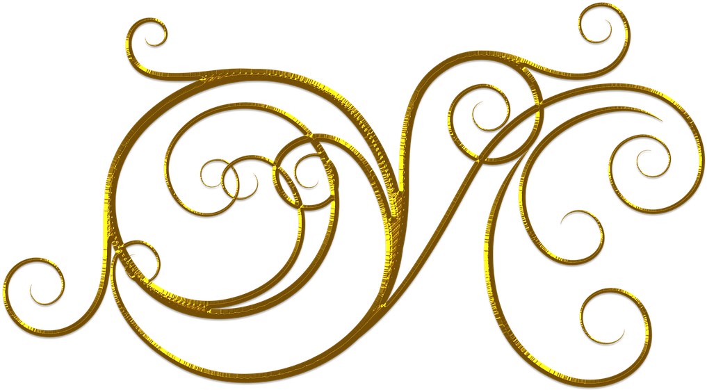 Wedding, Gold, Flourish, Divider, Invitations - Stock.xchng Clipart (1280x1280), Png Download