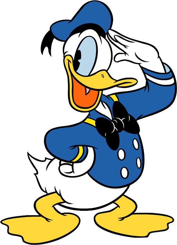 Free Download Donald Duck Png Clipart Donald Duck Daisy - Disney Donald Duck Leather Band Quartz Watch Unisex Transparent Png (579x800), Png Download