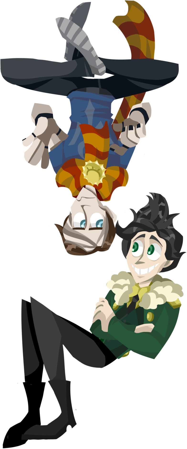 Wizard Frenemies - Cartoon Clipart (875x1920), Png Download