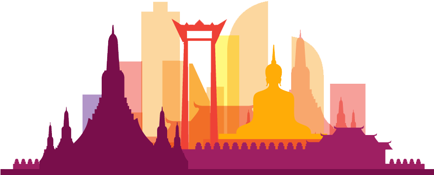 Holidays Package Tour - Thailand Graphic Design Png Clipart (877x374), Png Download