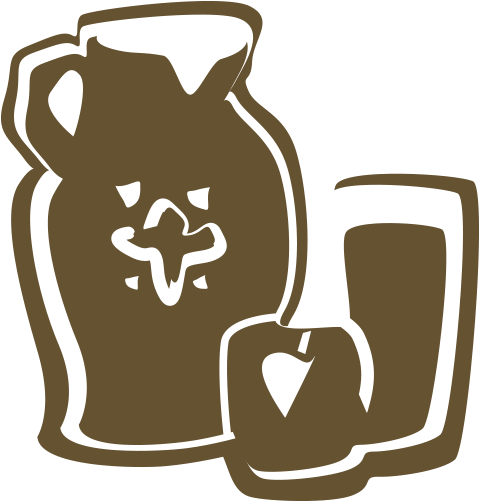 Aber Wer Bei Uns Kegelt Bekommt Einen 6er Bembel Apfelwein Clipart (600x600), Png Download