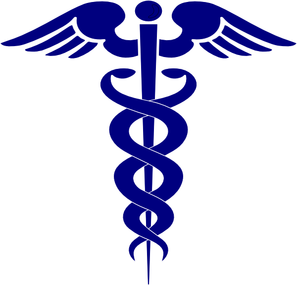 Dark Blue Medical Symbol Clipart (600x575), Png Download