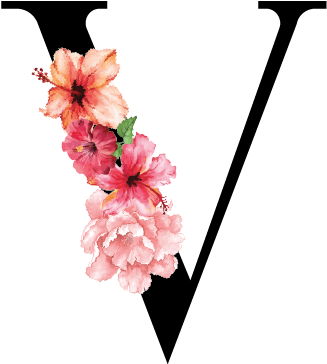 Initials Flowers - Graphics - Graphics Clipart (568x568), Png Download
