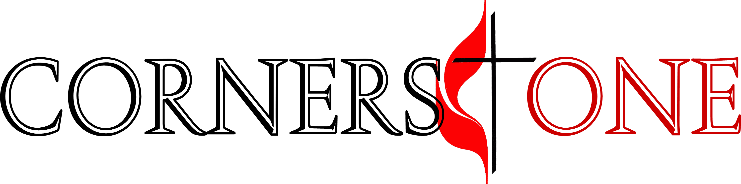 United Methodist Church Clipart (2974x741), Png Download