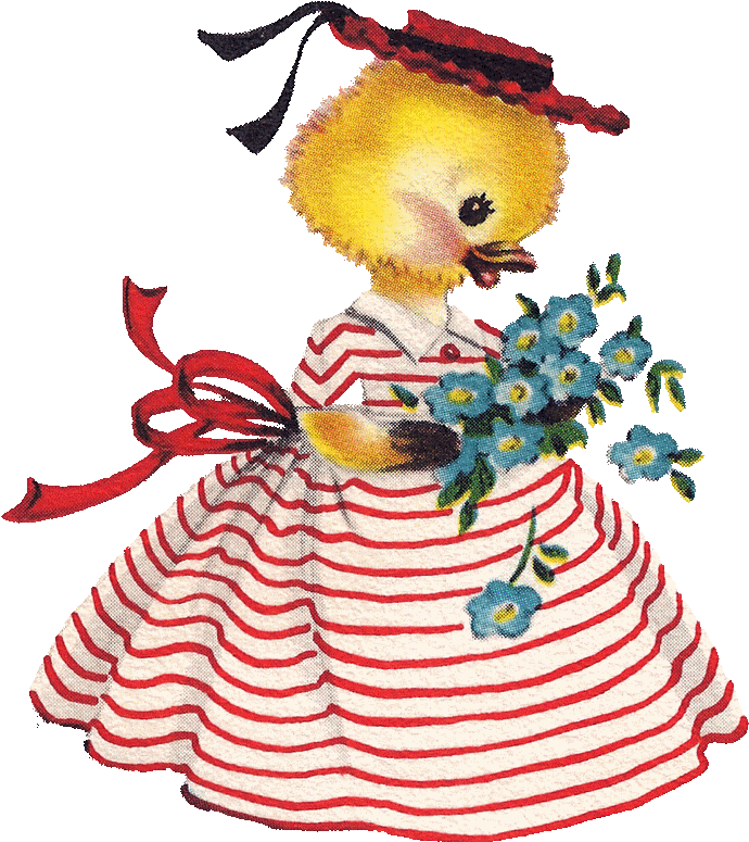 Darling Miss Ducky - Baby Shower Clipart (711x800), Png Download