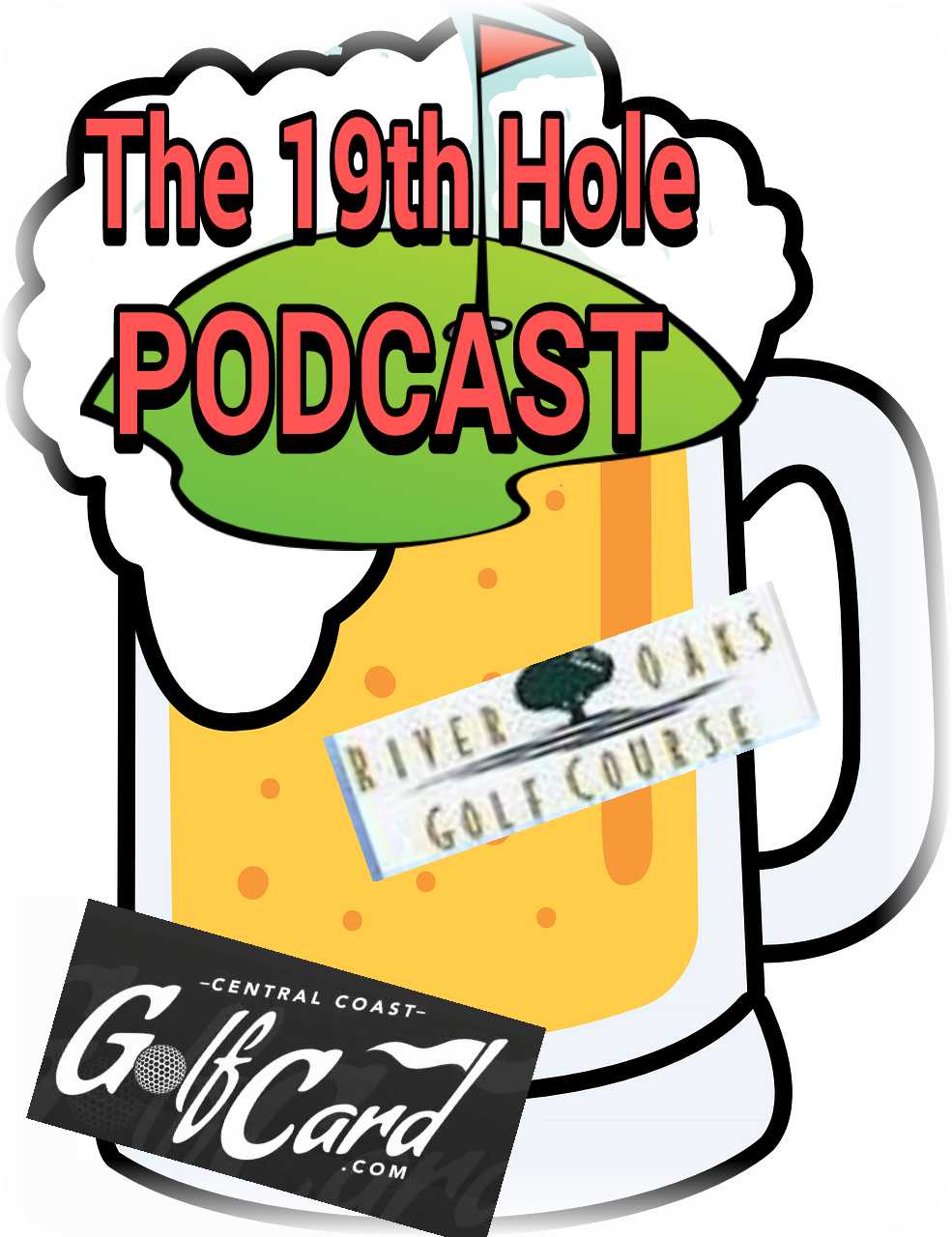 The 19th Hole Podcast River Oaks Golf Course And Hot - Beer Clipart (985x1280), Png Download