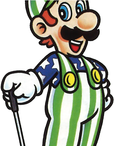 Golf Clipart Autumn - Nes Open Tournament Golf Luigi - Png Download (640x480), Png Download