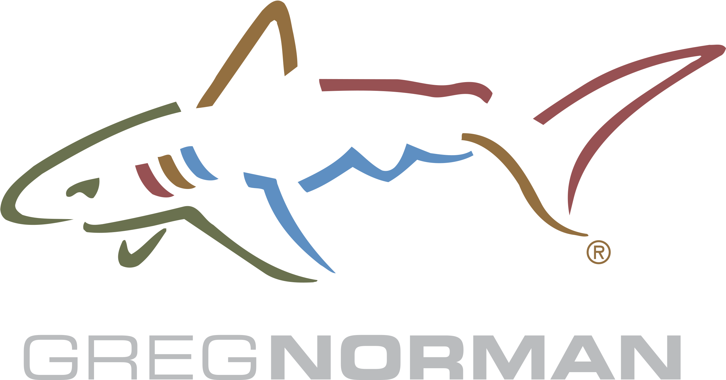 Inspired By One Of The World's Leading Golf Professionals, - Greg Norman Logo Clipart (2400x1273), Png Download