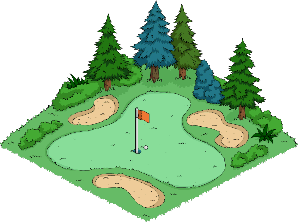 Golfcourse - Alt Attribute Clipart (1017x759), Png Download