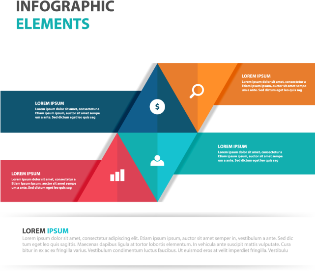 Clip Art Transparent Download Abstract Colorful Triangle - Infographic - Png Download (640x640), Png Download